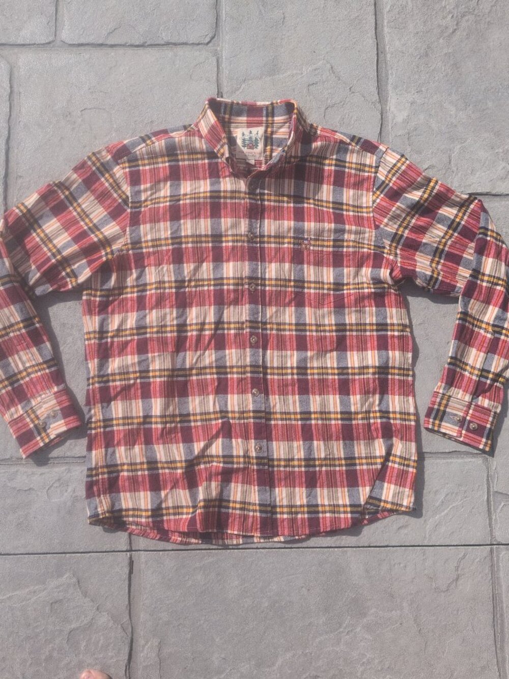 Kiel James Patrick Red Flannel Shirt - Size XXL